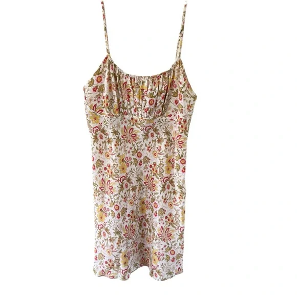 Realisation Par Floral Mini Dress in Pink and Cream - Picture 11 of 11